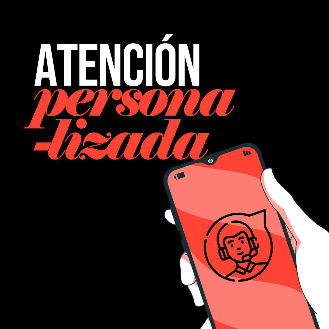 Una persona de carne y hueso para darte seguimiento y asistencia en tus producciones